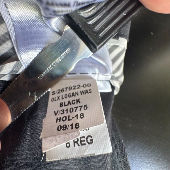 Banana Republic Logan Fit Black Italian Wool Pants Women’s Size 8 Dress Trousers - Picture 8 of 9